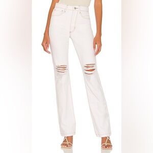 Weworewhat icon Jeans — white ripped jeans